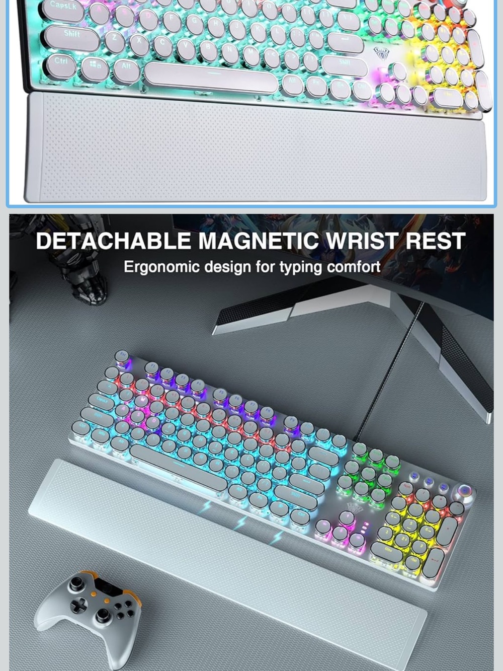 F2088 Typewriter Mechanical Keyboard